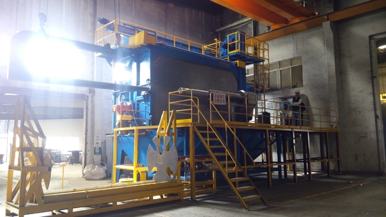PMW3850 Double-Position Turnover Door Wire Rod Shot Blasting Machine for Rust Removal