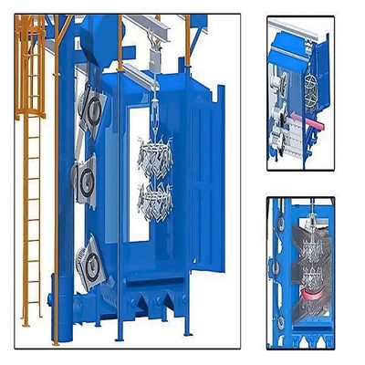 Customized Electric Overhead Hanger Type Mobile Road Shot Blasting Equipment with Hooks