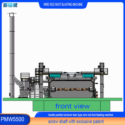 PMW5500 Wire Rod Coil Shot Blasting Machine for Completely Substitute Pickling Process