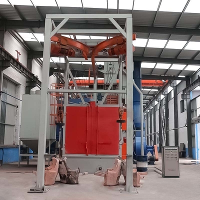 Small Type Spinner Hanger Shot Blasting Machine with Two Blast Wheels Automation Made Easy