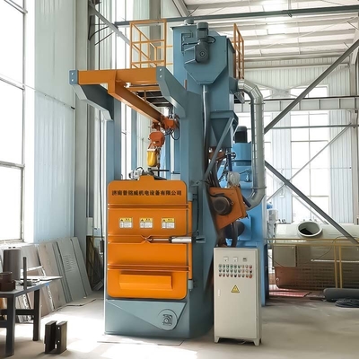 Single and Double Hook Spinner Hanger Shot Blasting Machine with Alternative Hoist