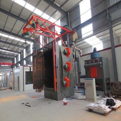 Crawler Abrator for Steady Y Track Automatic Hook Spinner Hanger Shot Blasting Machine