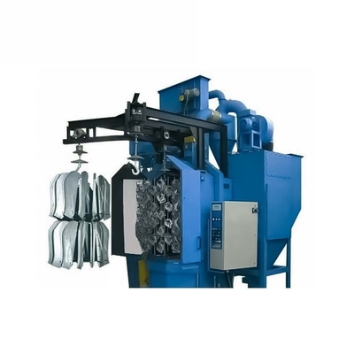Y Track Spinner Hanger Shot Blasting Machine for Hardware Cleaning Customized Options