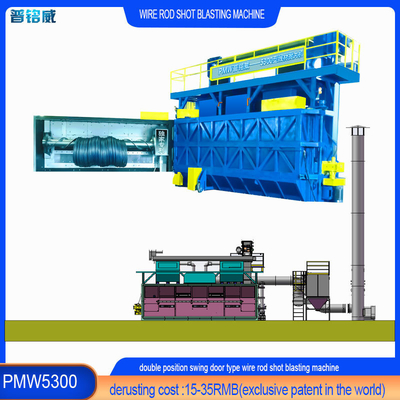 High Cleanliness Shot Blasting Machine with 12mm Thickness and Pulse Cartridge Filter