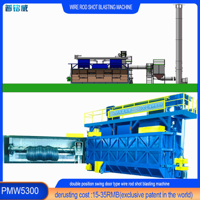 High Cleanliness Shot Blasting Machine with 12mm Thickness and Pulse Cartridge Filter