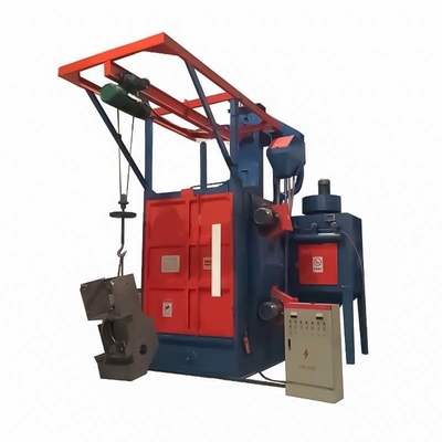 Overhead Type Spinner Hanger Shot Blasting Machine with Custom Hooks and Blast Wheels