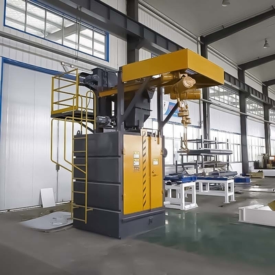 Single and Double Hook Spinner Hanger Shot Blasting Machine with High Cleanliness