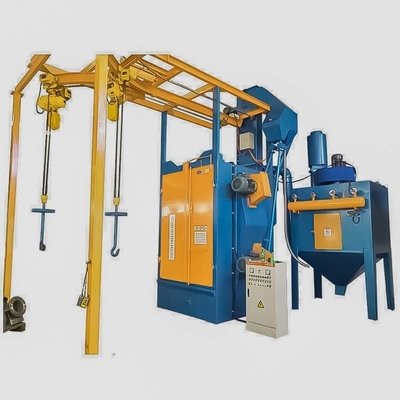 Pumingwei Overhead Rail Spinner Hanger Shot Blasting Machine for Automatic Processing