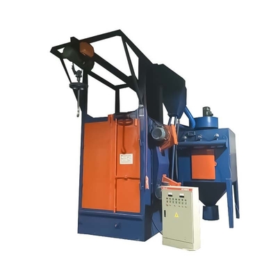 Derusting with Q37 Series Spinner Single or Double Hanger Hook Shot Blasting Machine