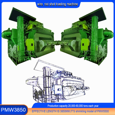 Perfect Blast Wheel Wire Rod Coil Shot Blasting Machine for and Improved Performance