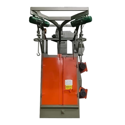 Derusting Single/Double Hook Spinner Hanger Shot Blasting Machine Customized by Pumingwei