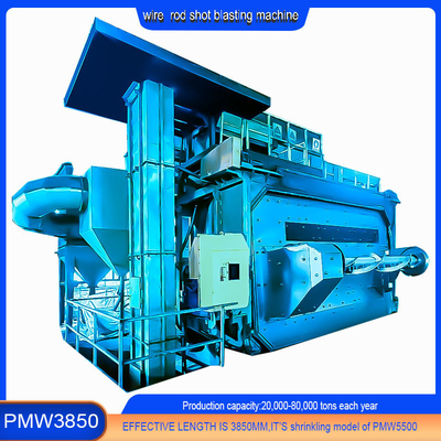 Wire Rod Coil Shot Blasting Machine PMW3850 for Welding Wire Descaling within PMW3850