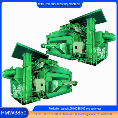 High Cleanliness PC Strand Shot Blasting Machine for Automatic Wire Rod Coil Cleaning