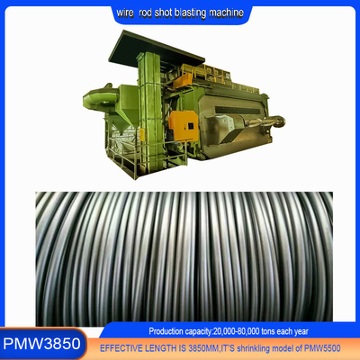 20-40RMB/T Derusting Cost Wire Rod Coil Shot Blasting Machine for Different Wire Ranges