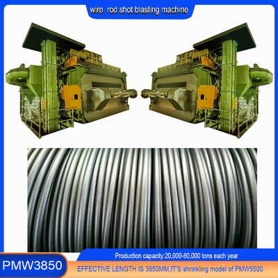 20-40RMB/T Derusting Cost Wire Rod Coil Shot Blasting Machine for Different Wire Ranges