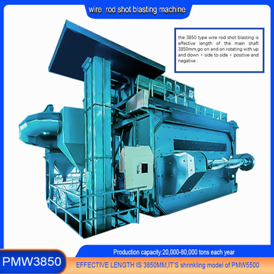 20-40RMB/T Derusting Cost Wire Rod Coil Shot Blasting Machine for Different Wire Ranges
