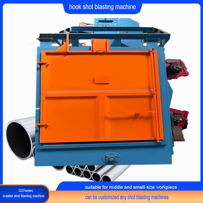Customization Hook Overhead Rail Type Shot Blasting Cleaning Machine for Rust Removal