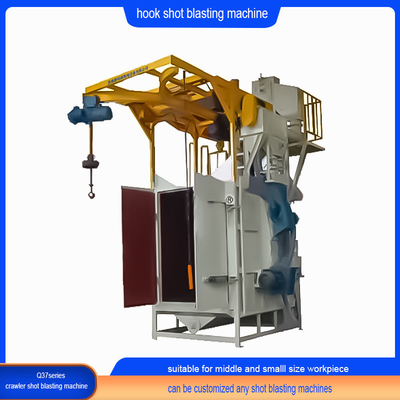 5000 Kg Max Single Hanger Load Hook Type Shot Blasting Machine with 4470*3315*5365mm Size