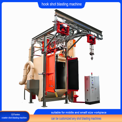 Custom Multiple Hooks Type Shot Blasting Cleaning Machine with Matching Production Line