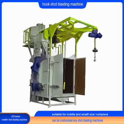 Max Hanger Load 4536 Kg Spinner Hanger Hook Type Shot Blasting Machine with Derusting
