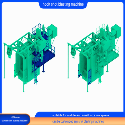 Custom Different Models Hook Type Shot Blasting Cleaning Machine for T/T Payment Terms