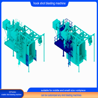 Reasonable Structure Layout Hook Type Shot Blasting Cleaning Machine for and Standard