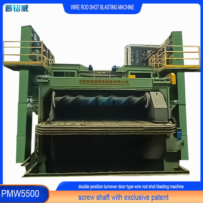 Wire Rod Coil Shot Blasting Machine with 0.2-0.3% Wire Loss and Blast Wheel Allocation