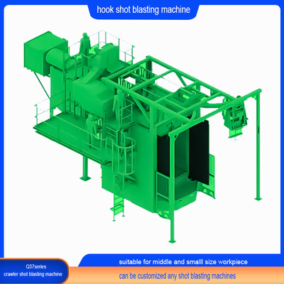Hook Spinner Hanger Shot Blasting Machine Derusting and Efficiency for Metal Products