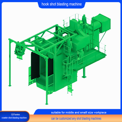 Perfect Performance Metal Derusting Hook Type Shot Blasting Machine with T/T Payment