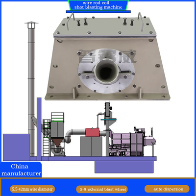 Wire Rod Coil Shot Blasting Machine and Customization for Removing Prestressing Force