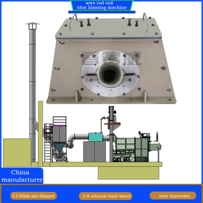 Wire Rod Coil Shot Blasting Machine and Customization for Removing Prestressing Force