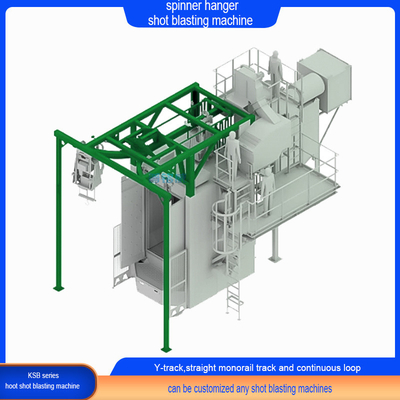 Spinner Hanger Shot Blasting Machine with Custom Sizes and Parts