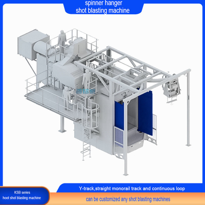 Aluminum Die-Casting Shot Blasting Machine High Cleanliness 4470*3315*5365mm