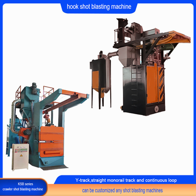 Spinner Hanger Shot Blasting Machine with Chain Through Design