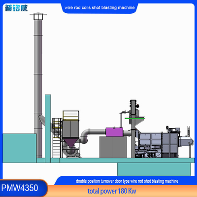 Blast Wheel Rod Coil Shot Blasting Machine for Rust Proof and Derusting Cost 20-40RMB/T