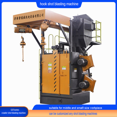 Single and Double Hook Hanger Shot Blasting Machine for High Cleanliness on All Moulds