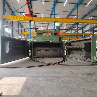 Wire Metal Surface Shot Blasting Machine with Customized 5300 mm Mandrel Performance