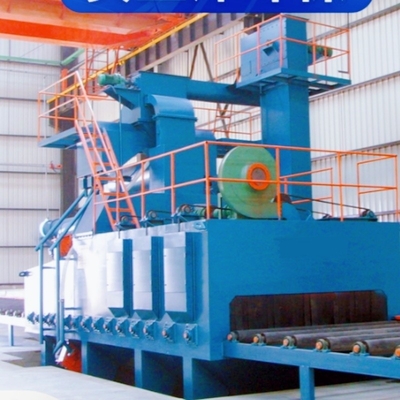 High Cleanliness Large Through Shot Blasting Machine with Energy-Saving Customization