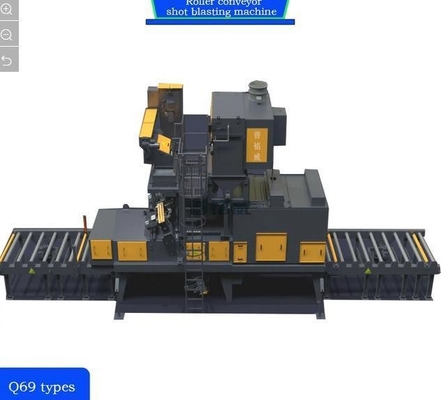 4*11kw High Convection Pre-Heater Roll Conveyor Shot Blasting Machine Customization