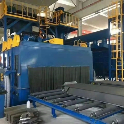 10 Tons Roller Table Shot Blasting Machine for Stainless Steel Plate Surface Cleaning