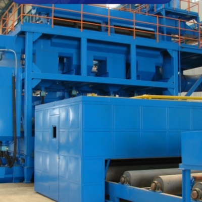 Tall Processing Efficiency Roller Through Shot Blasting Machine with Customizable Color