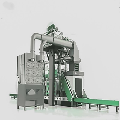 Q69 Series Roller Type Pass Through Automatic Shot Blasting Machine with Customized Design