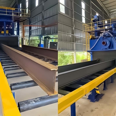 Customization Roller Pass Through Shot Blasting Machine for Surface Pre-Treatment Line