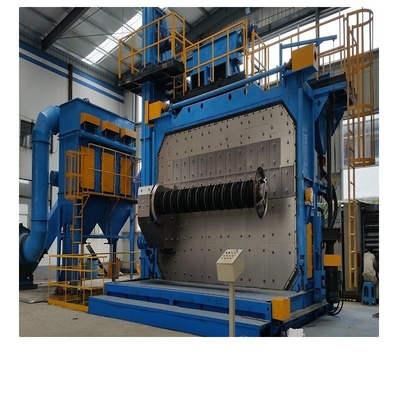 Double Position Turnover Door Wire Rod Shot Blasting Machine with Fasteners 9.5*6.1*6.9m