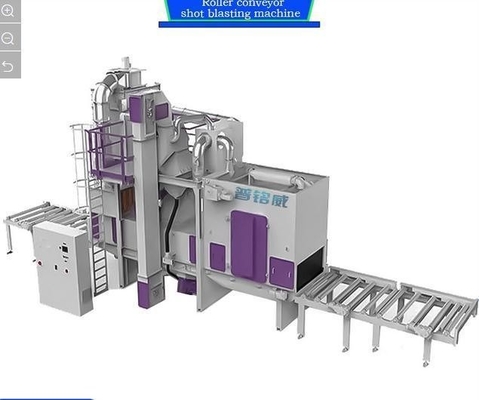 Customized 2024 Roller Conveyor Shot Blasting Machine for Completely Insulated Housing