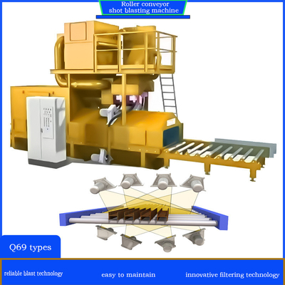 Q69 Series Roller Conveyor Shot Blasting Machine for Optimal Surface Preparation