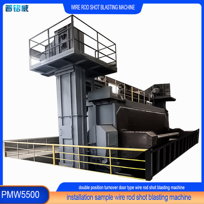 4-9 Coils Per Hour Wire Rod Shot Blasting Machine with Customization Flexibility
