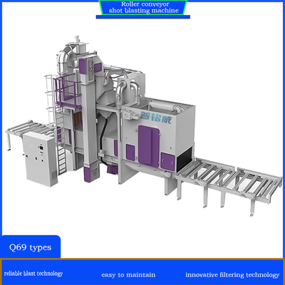 Customized Roller Conveyor Shot Blasting Machine with Extended Maintenance Intervals