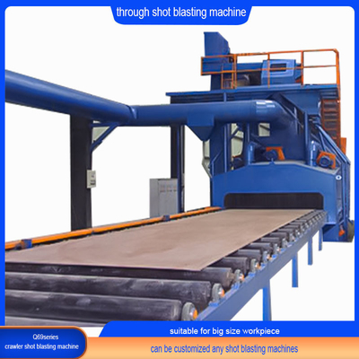 Customizable Roller Conveyor Shot Blasting Machine for High Capacity Production Lines