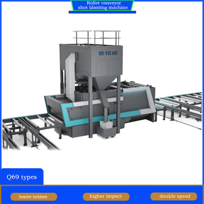 Convenient Loading Device Roller Conveyor Shot Blasting Machine for Customized Needs